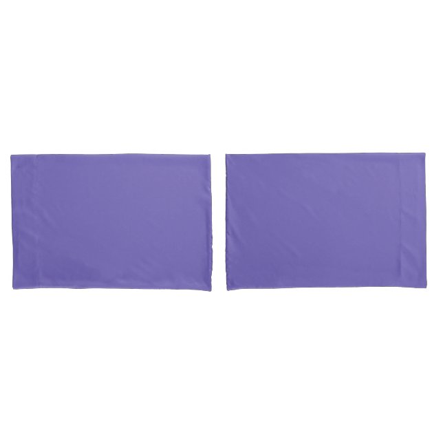 Blauviolett (Crayola) (Vollfarbe) Kissenbezug (Vorderseite-Set)