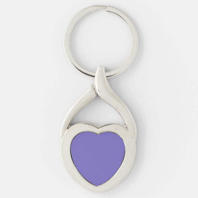 Blauviolett (Crayola) (Vollfarbe) Schlüsselanhänger (Vorderseite)