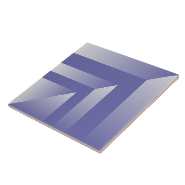 Blauviolette Farbtöne Fliese (Seite)