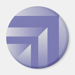 Blauviolette Farbtöne Magnet