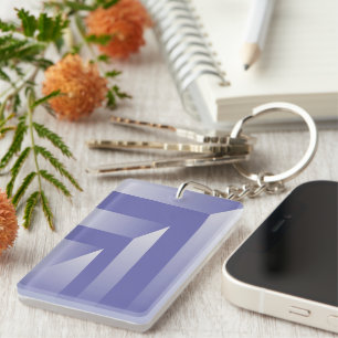 Blauviolette Farbtöne Schlüsselanhänger