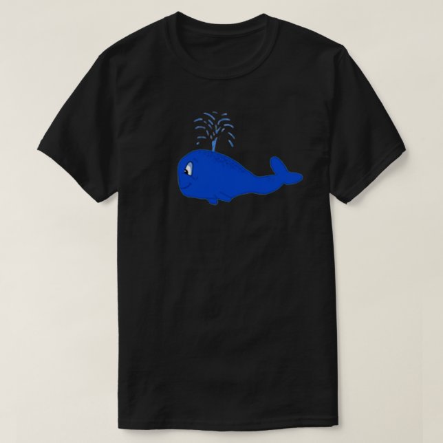 Blauwal 2 T-Shirt (Design vorne)