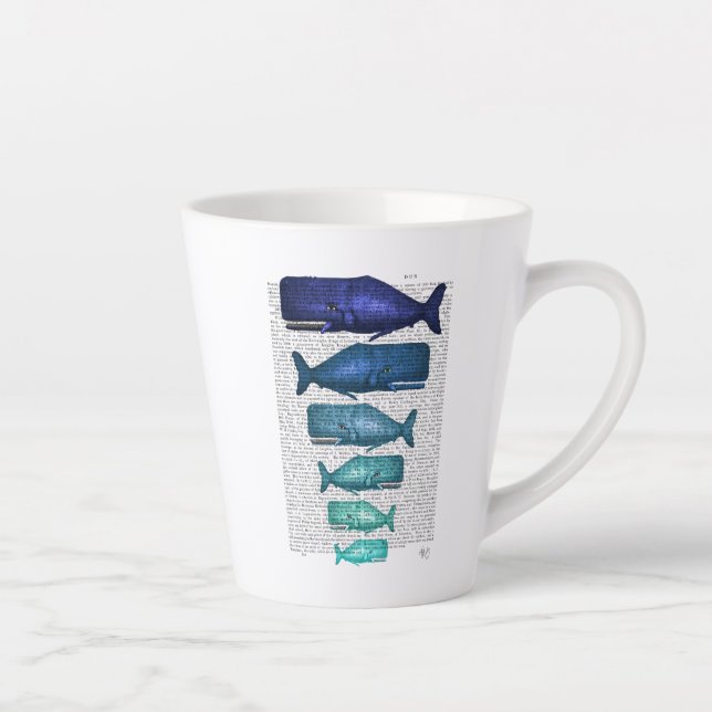 Blauwal-Familie Milchtasse (Rechts)