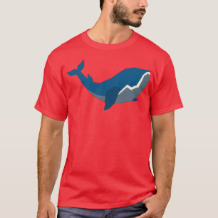 Blauwal-Meerwasser T-Shirt