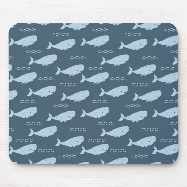 Blauwal Mousepad (Vorne)