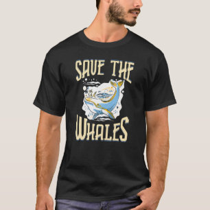 Blauwal Schwanz Humpback Whales Quotes Right Anima T-Shirt