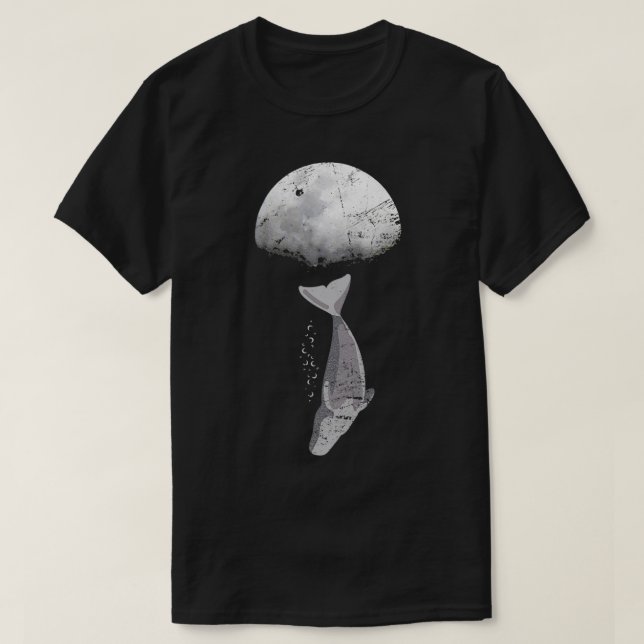 Blauwal-Sperma-Säugetier T-Shirt (Design vorne)