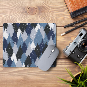 Blauwald-Camouflage   Camouflage Forest Mousepad