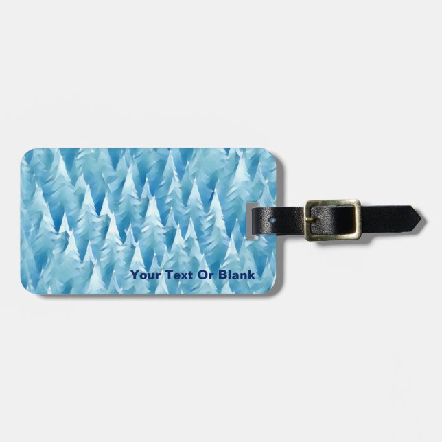 Blauwald-Fraktal Gepäckanhänger (Vorderseite horizontal)