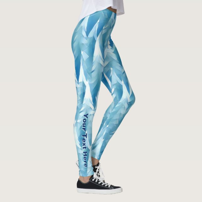 Blauwald-Fraktal Leggings (Rechts)