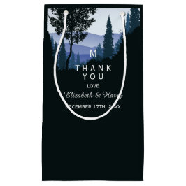 Blauwald, Rustikale Hochzeit Danke Kleine Geschenktüte