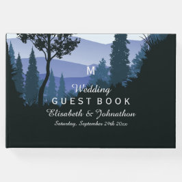 Blauwald, rustikale Hochzeit Gästebuch