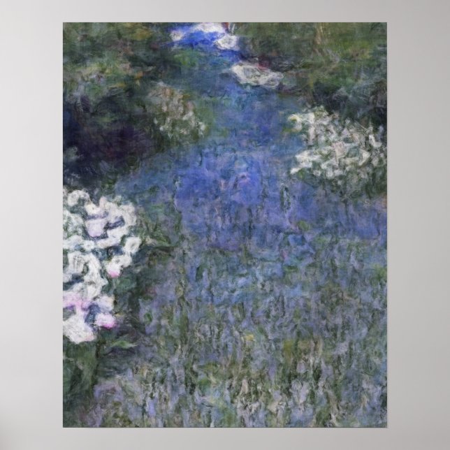 Blauwaldpfad Impressionistin Oilpaint Poster (Vorne)