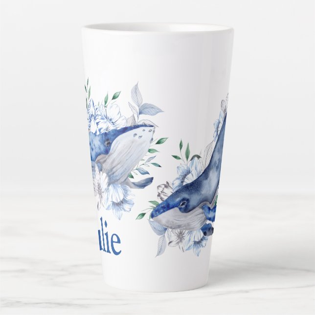 Blauwale anpassen milchtasse (Vorderseite)