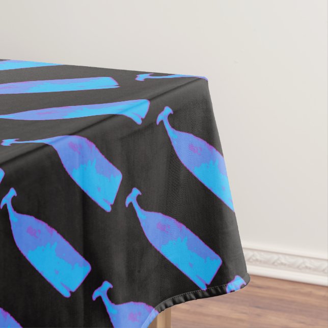 Blauwale jeder Farbe Tischdecke (Beispiel)