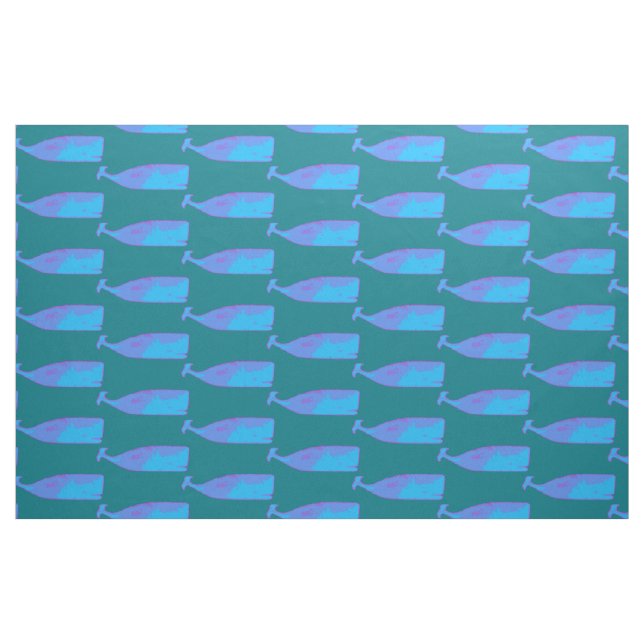 Blauwalmuster Stoff (Fat Quarter (45,7 x 55,9 cm))