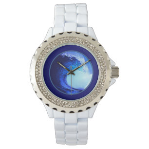 Blauwasserwellenröhre Armbanduhr