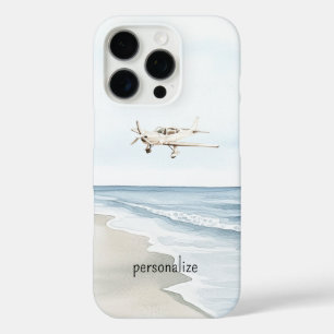 Blauweiße Flugzeuge iPhone 16 Pro Hülle