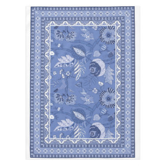 Blauweißes Bohemisches Muster Tischdecke