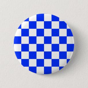 Blauweißes Schachbrettmuster für den Karo Button