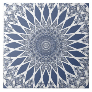 Blauwhale Hai Tristyns Mandala Fliese