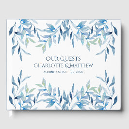 Blauwildzweige, Wasserfarbenhochzeit Gästebuch