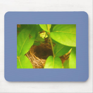 Blauwrapped Hummingbird Nest Mousepad