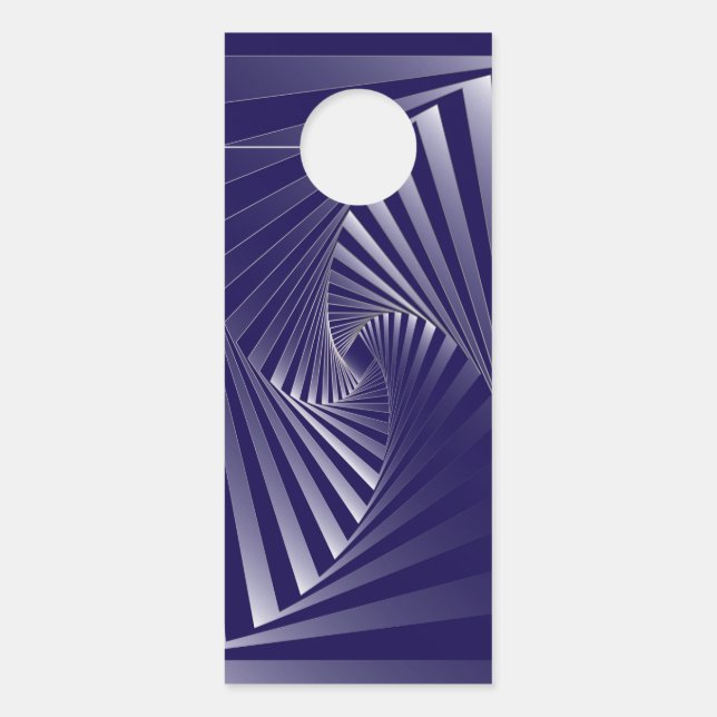 Blauzebrageometrie Türanhänger (Vorderseite)