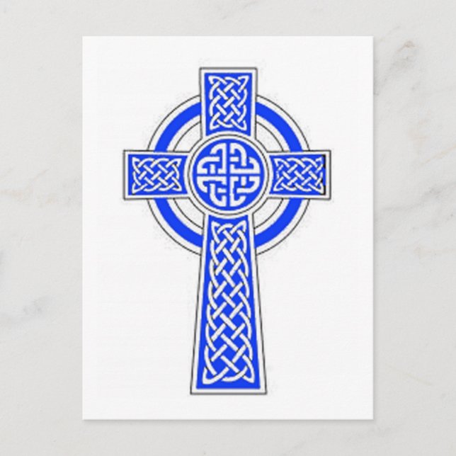 Blauzellenkreuzung Postkarte (Vorderseite)