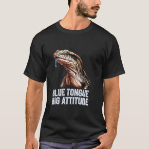 Blauzungen-Skink Fan Blaue Zunge Große Einstellung T-Shirt