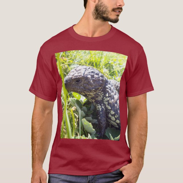 Blauzungenechse, T-Shirt (Vorderseite)