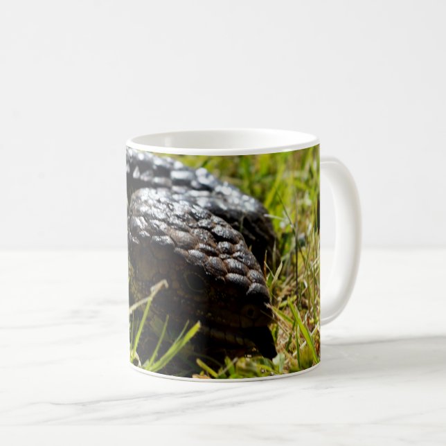 Blauzungenkrankheit Stumpy Australian Lizard, Kaffeetasse (VorderseiteRechts)