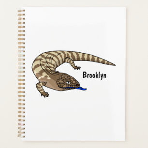 Blauzungenreptilierer Cartoon Planer