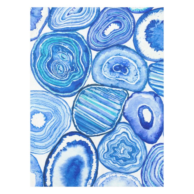 Blauzungenstücke Tischdecke (Vorderseite)
