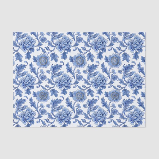Blauzungentafel Seidenpapier (Vorderseite)
