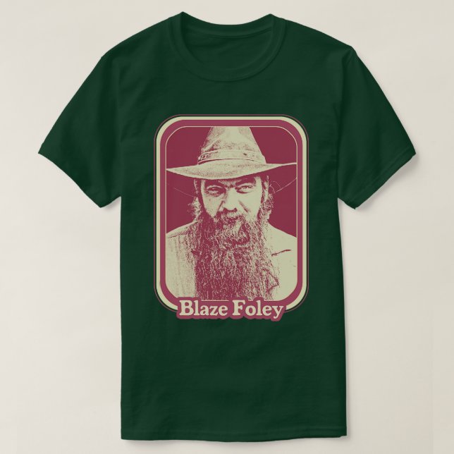 Blaze Foley Original Retro Outlaw Country Fan Desi T-Shirt (Design vorne)