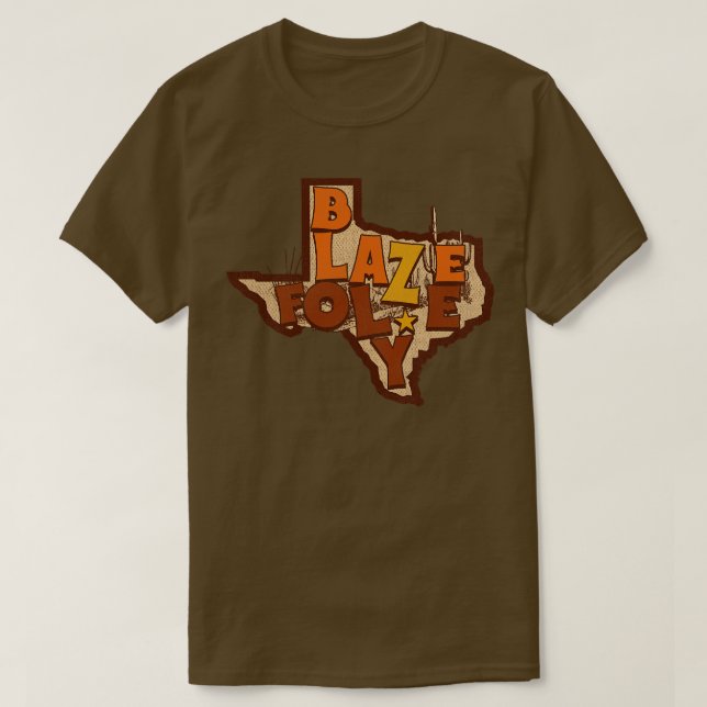 Blaze Foley T-Shirt (Design vorne)