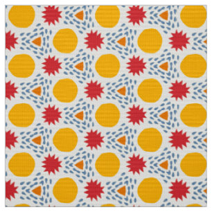 BLAZE - Fun Modernes, farbiges Kid Geometric Stoff
