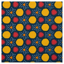 BLAZE - Primäre geometrische Kid-Formen auf blau
