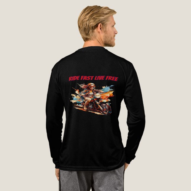 Blaze Your Path Tri-Blend Shirt (Voller Rücken)