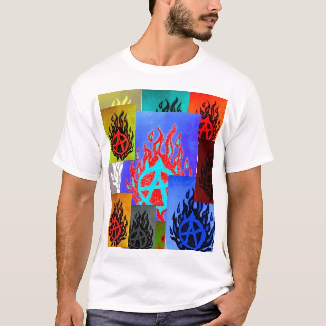 Blazin Anarchie-Neues Logo-Gesamtanarchie-T-Shirt T-Shirt (Vorderseite)