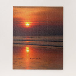 Blazing Beach Sunset - 16x20 - 520 Stk.
