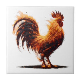 Blazing Chicken Tile Fliese