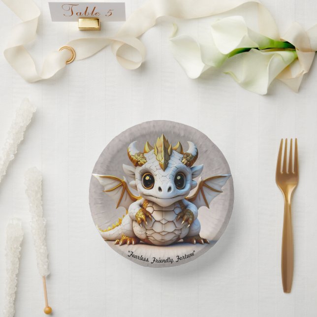 "Blazing Ember" Pappteller (Hochzeit)