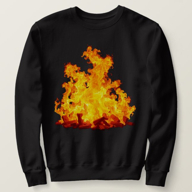 Blazing Fire Men's Basic Sweatshirt (Design vorne)