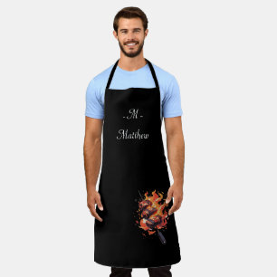 "Blazing Gourmet", die Schürze des Personalisierte