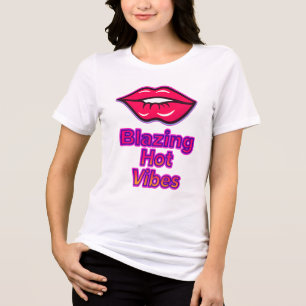 Blazing Hot Vibes Bella+Leinwand Women's Triblend Tri-Blend Shirt