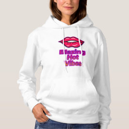 Blazing Hot Vibes Women's Hooded Sweatshirt - Gemü