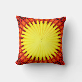 Blazing Sun Throw Pillow Kissen