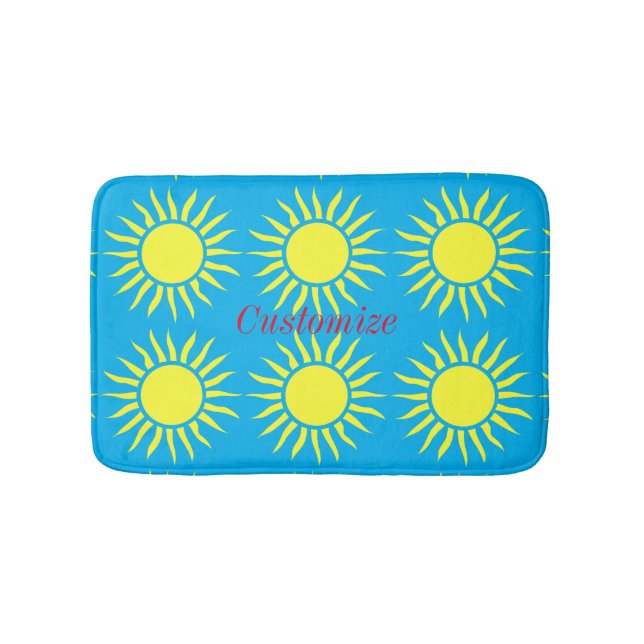Blazing Sun Thunder_Cove Badematte (Vorderseite)